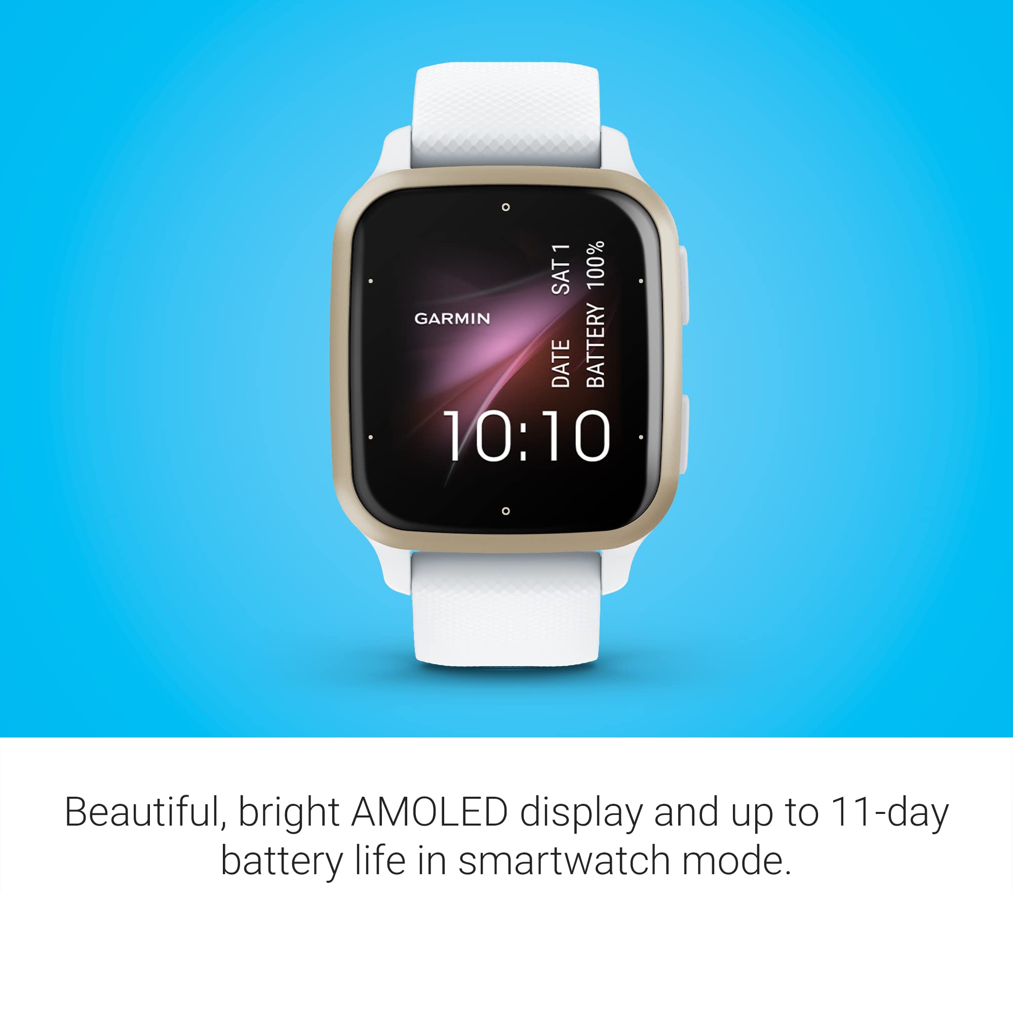 Amazon.com: Garmin Venu® Sq 2 GPS Smartwatch, All-Day Health